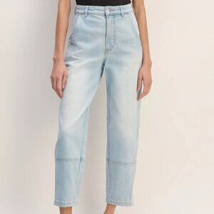 Everlane Utility Barrel Jean in Fog (EUC)